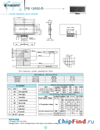 Datasheet PG12032D производства Powertip